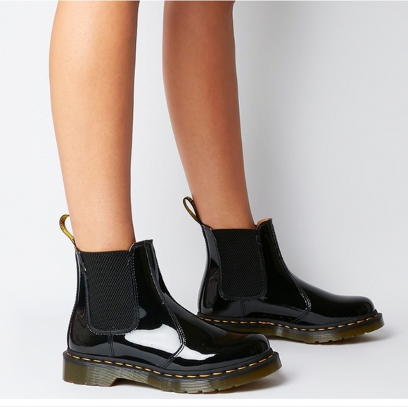 Dr. Martens Shoes - Dr. Martens black patent leather Chelsea boot 11